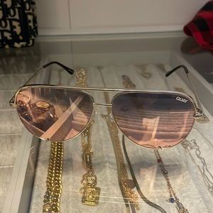 Quay mirrored sunglasses, never worn, non smoking home.